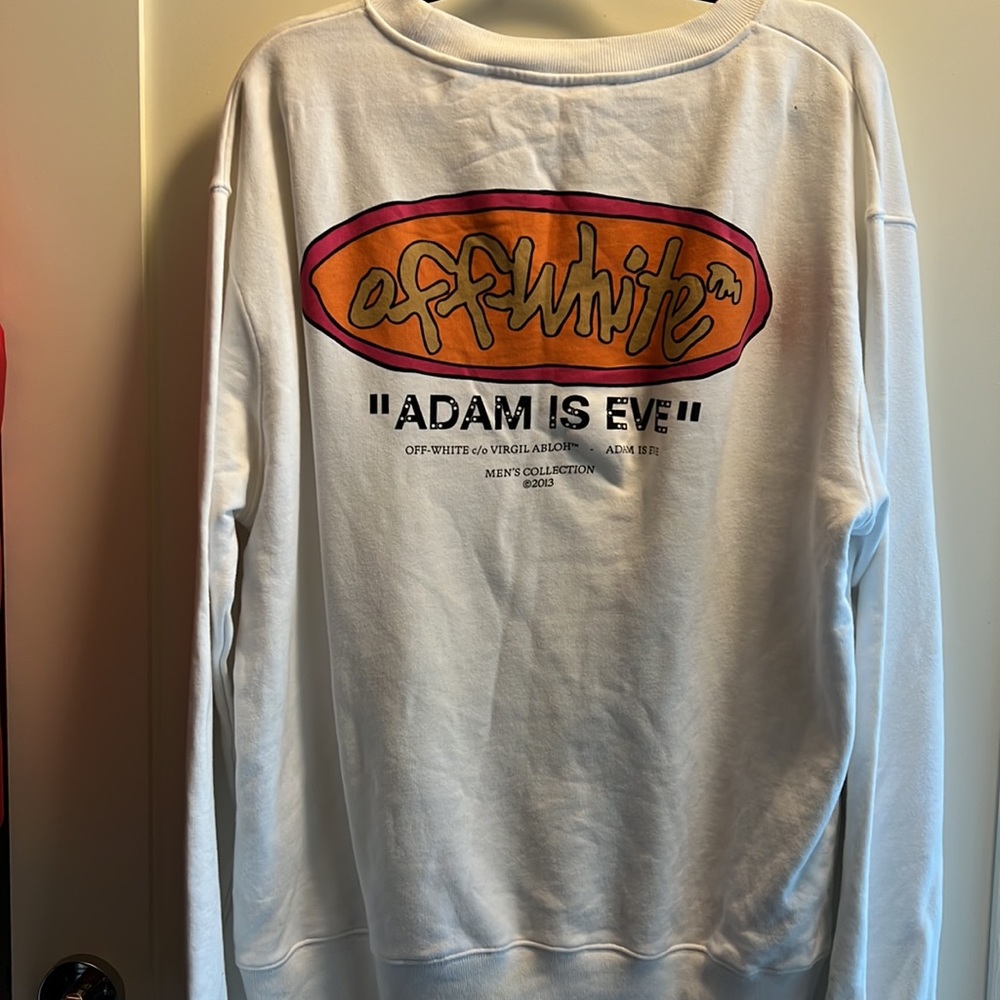 Off White Logo Pullover w/ tags!